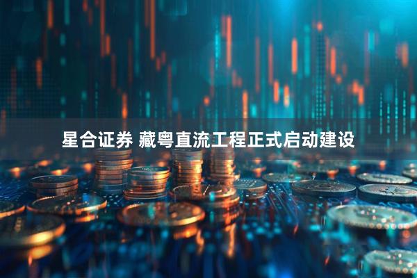 星合证券 藏粤直流工程正式启动建设
